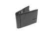 Pull Tab Front Pocket Leather RFID Wallet w/Outer ID Black