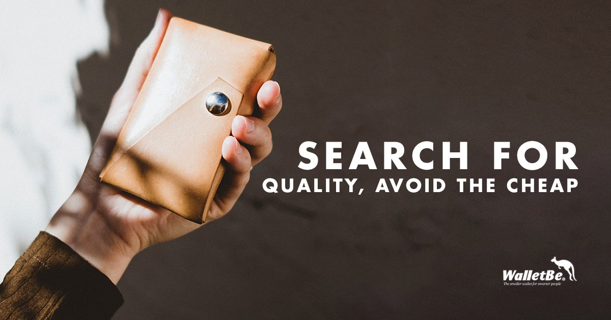 Search for Quality, Avoid the Cheap