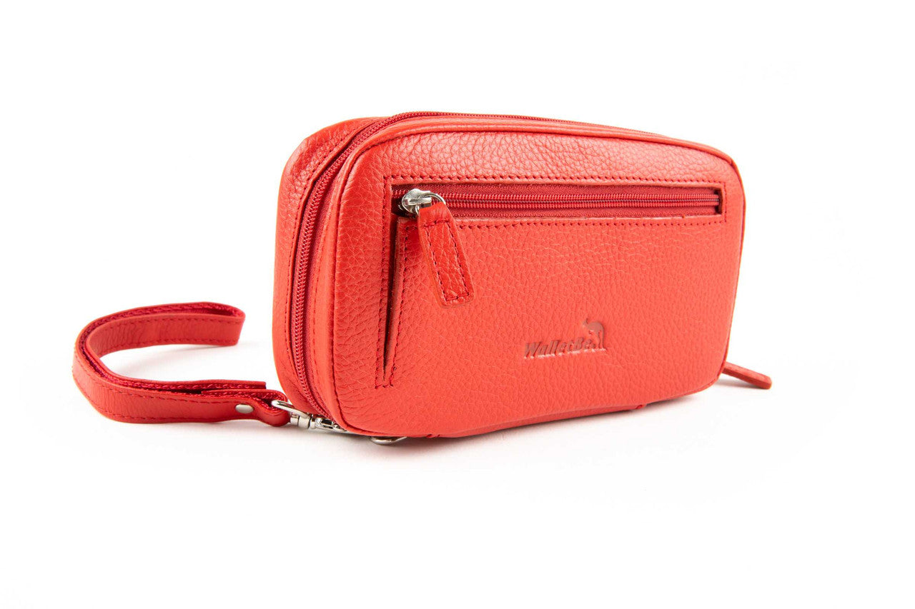 Jewelry Travel Leather Wallet with Wristlet – WalletBe