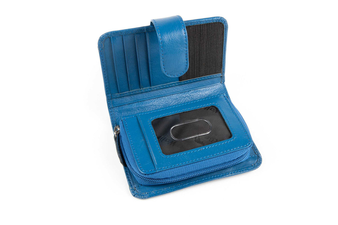 WalletBe Billfold Accordion RFID Leather Wallet