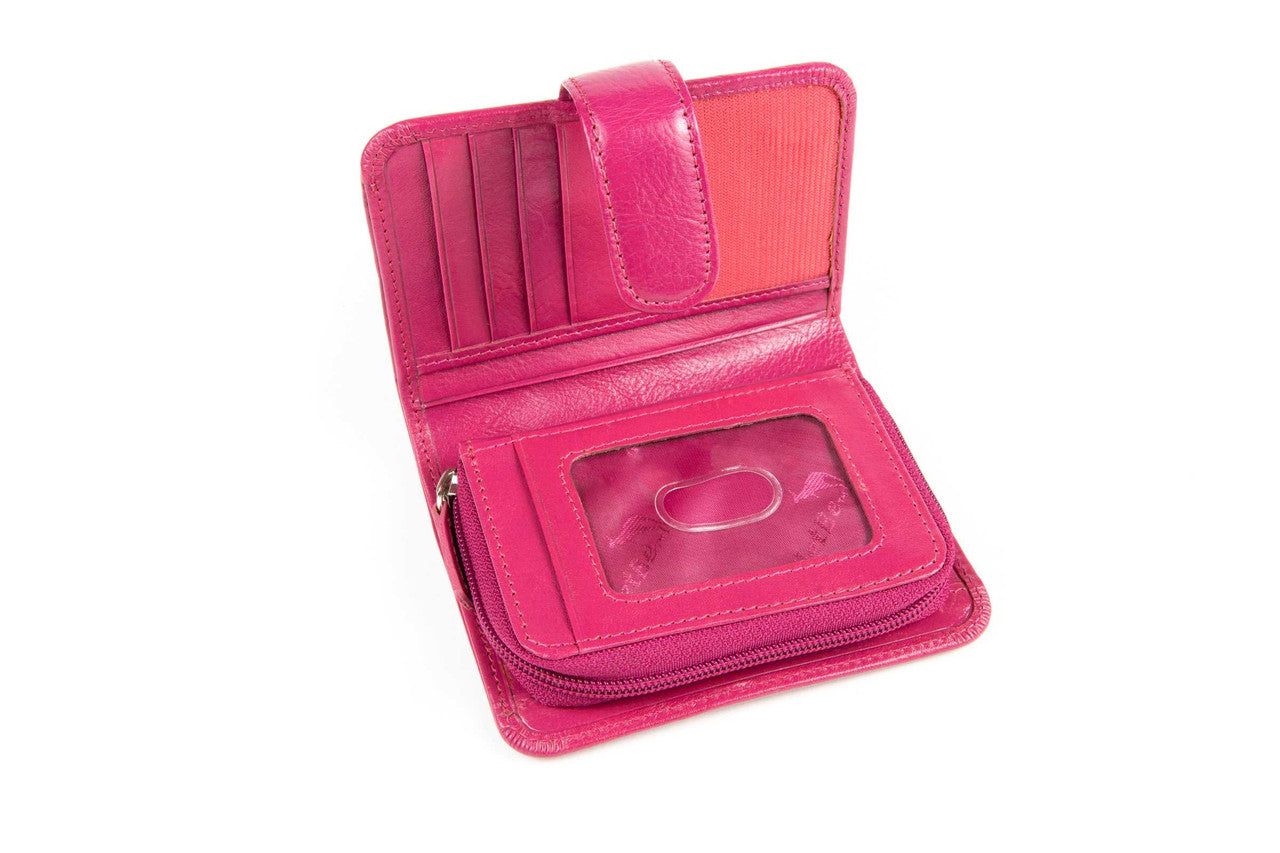 WalletBe Billfold Accordion RFID Leather Wallet