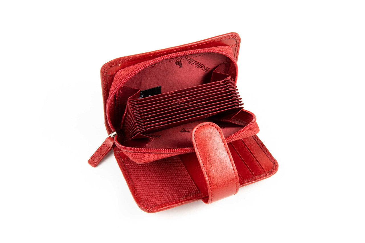 WalletBe Billfold Accordion RFID Leather Wallet