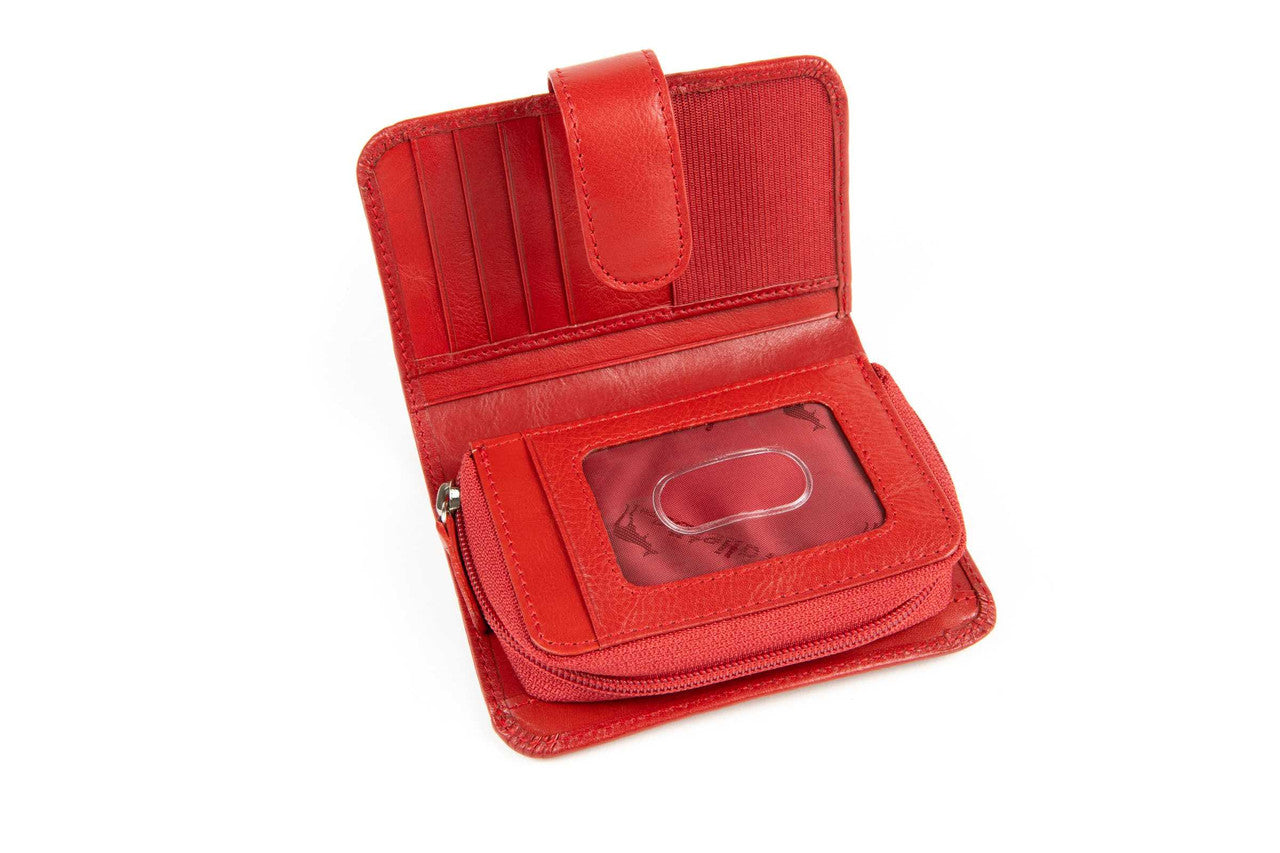 WalletBe Billfold Accordion RFID Leather Wallet