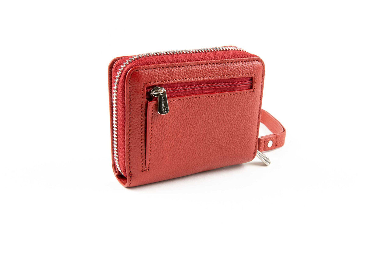 Mini Billfold Accordion RFID Wallet with Wristlet – WalletBe